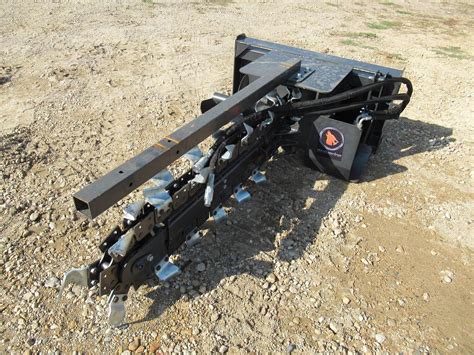 skid steer trencher price|used pto trenchers for sale.